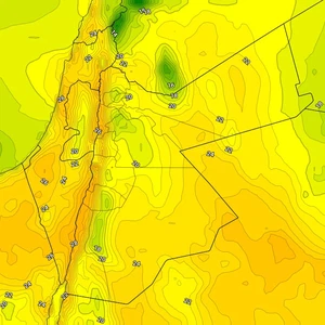 Tuesday | Rise in temperatures with the gradual emergence of quantities of medium clouds