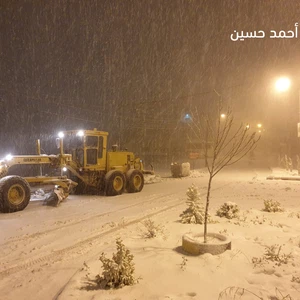 Emergency teams in the local administration continue their work to open roads