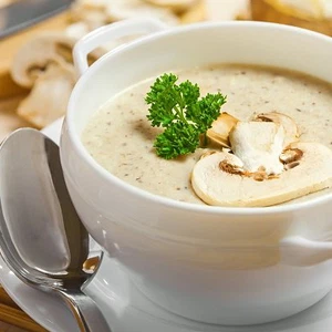 The benefits of mushroom and how to prepare mushroom soup with cream