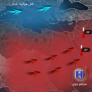 استقرار الأجواء وارتفاع تدريجي على درجات الحرارة