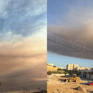 Mubasher: The smoke of the fires covers the sky of Jerusalem and appears in the sky of Jordan