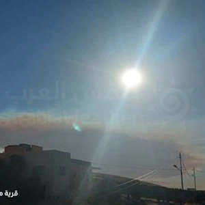 Mubasher: The smoke of the fires covers the sky of Jerusalem and appears in the sky of Jordan