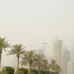 Kuwait | A decrease in the measured temperatures on Monday and an active wind laden with dust
