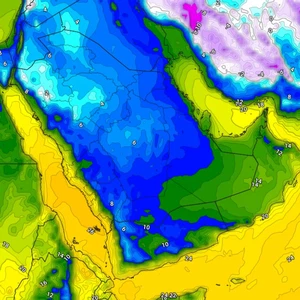 Riyadh | Temporary rise in temperature on Monday followed by a cold air ...