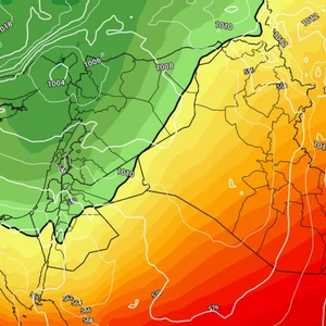 Jordan: A temporary period of stability followed by a new low-pressure system at the end of the week