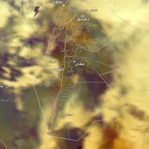 غزة: رصد سحب ممطرة بغزارة تؤثر على القطاع