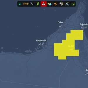 Emirates - 12:50 pm | National Meteorological Center has warned of thunderstorms and rain in the east of the country