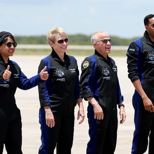 vers l'espace | Rayana Barnawi et Ali Al-Qarni, les premiers astronautes saoudiens, reviennent sur Terre