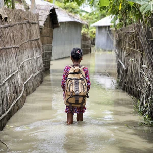 Bangladesh... Climate change threatens the lives of 19 million children