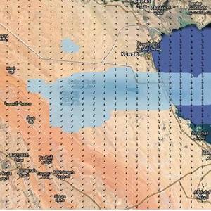 امطار ديمية خفيفة مُتوقعة صباح الاحد في الخفجي وحفر الباطن
