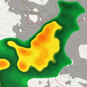 Mise à jour 00h55 | Orages à l'approche de Médine et pluie possible dans la prochaine heure