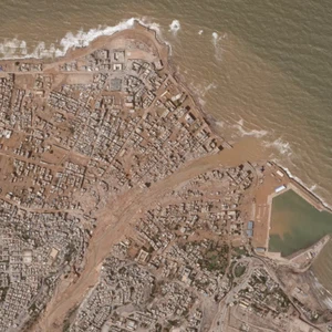 Libye - vidéo | Photos aériennes choquantes de zones complètement effacées de la ville de Derna à la suite de la catastrophe