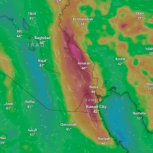 Al-Bawah winds are activating again and raising dust in 3 Arab countries this week
