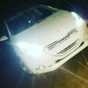 بالصور.. تساقط الثلوج على المرتفعات الشرقية للجزائر