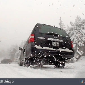  جولة كادر طقس العرب لتغطية و تصوير ثلوج الأردن أولاً بأول بالاشتراك مع فورد 