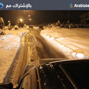 عبر سيارة فورد .. مشاهد من قلب الأجواء الثلجية التي عمّت المملكة