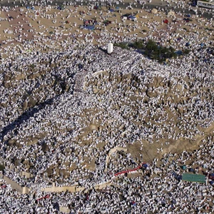 الحُجاج على جبل عرفة