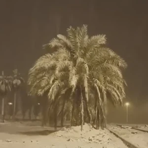 شاهد ثلوج رفحاء كما لم تشاهدها من قبل 