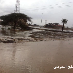 أمطار و سيول الخريبة - 90 كم غرب تبوك - مصلح الحربي