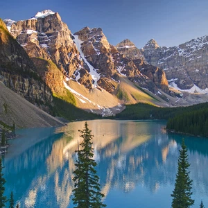 Watch the secrets of Canadian Alberta.. Moraine Lake