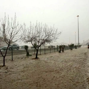 طريق مكة - جدة - تصوير عواصف الغربية