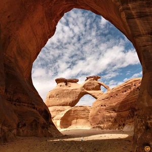 See pictures: Mount Al-Mahjah in the Kingdom is similar to Wadi Rum in Jordan
