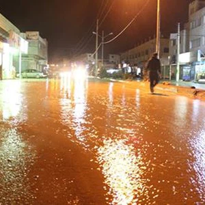 أمطار غزيرة في مؤتة - الذيب التبوكي