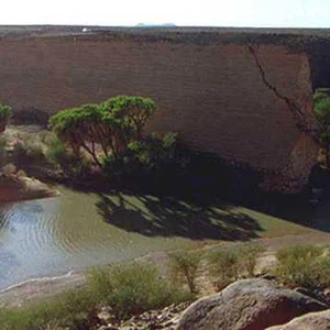أحد جداول المياه في خيبر 