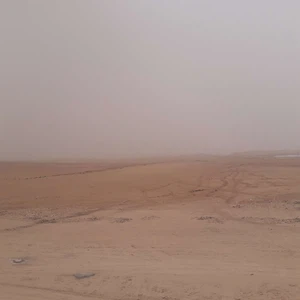  الغبار يحول نهار مدن عدة إلى ليل .. شاهد 
