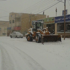 إغلاق الطرقات في الشوبك - تصوير فضل الرواشدة