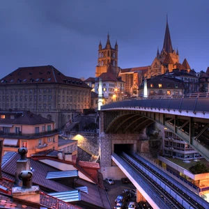 En images : la ville suisse de Lausanne, une image de nature