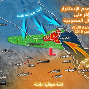 صور حصرية لطقس العرب : الثلوج تتساقط بكثافة في الرشادية 