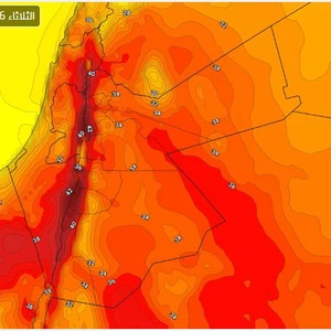 الأردن ارتفاع آخر على درجات الحرارة و أجواء أقرب للصيفية في مُعظم