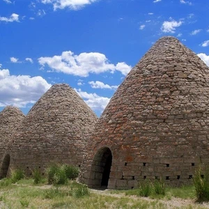 Suites d&#39;hôtel à l&#39;intérieur des fours à charbon, Nevada, États-Unis