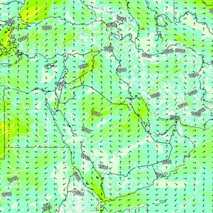 انخفاض طفيف على درجات الحرارة والأحوال الجوية الخماسينية مستمرة بالتأثير على المملكة الإثنين 7-4-2025