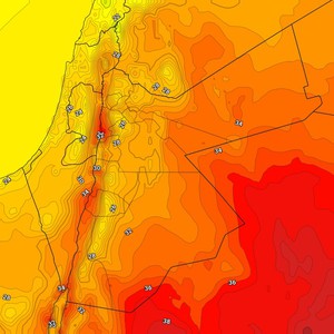 الأردن | ارتفاع قليل على درجات الحرارة الخميس مع بقاء الطقس صيفياً مُعتدلاً