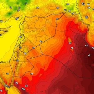 الكويت | ارتفاع على درجات الحرارة الأربعاء واستمرار الاجواء المُغبرة