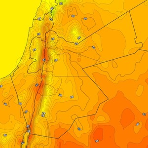 الإثنين | ارتفاع قليل على درجات الحرارة  مع بقائها اقل من مُعدلاتها