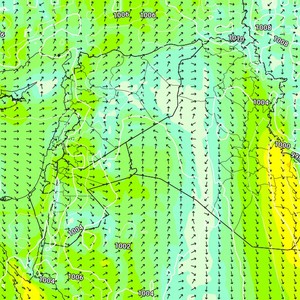 الكويت | طقس حار الإثنين وإشتداد مُتوقع في سرعة الرياح الشمالية الغربية 