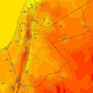 الأردن | مزيد من الانخفاض على درجات الحرارة الثلاثاء وطقس مُعتدل بوجهٍ عام