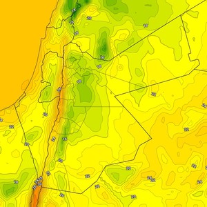 الأردن: ليالي رطبة ولطيفة الى مائلة للبرودة في عدة مناطق هذا الأسبوع