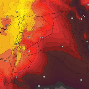 الأردن | استمرار تأثر المملكة بالكتلة الهوائية المُعتدلة الأربعاء وبرودة في الأجواء تستدعي لبس معاطف خفيفة ليلاً