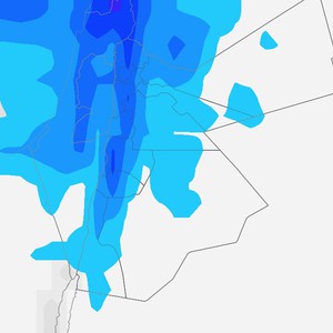 بالخريطة التوضيحية: كميات جيدة من الأمطار مُرافقة للمنخفض تحسن جزئيًا الموسم المطري