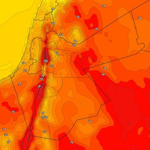 الأردن | ارتفاع على درجات الحرارة الأربعاء وطقس صيفي إعتيادي مع نشاط في سرعة الرياح الشمالية الغربية