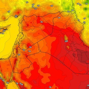 العراق | تراجع على الاحوال الجوية غير المُستقرة وعودة درجات الحرارة للارتفاع الاربعاء 