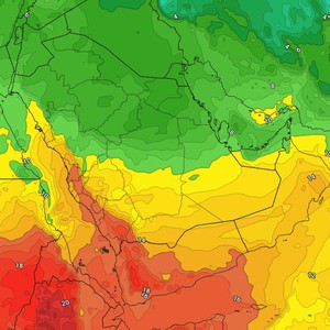 رياح نشطة وباردة خاصة على الشرقية تترافق بانخفاض درجات الحرارة الأيام القادمة