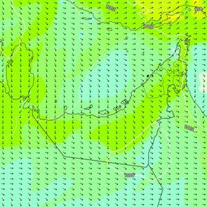 الإمارات | انخفاض على درجات الحرارة الاربعاء مع نشاط للرياح الشمالية الغربية