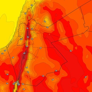 الأردن | ارتفاع إضافي على درجات الحرارة الأربعاء وأجواء حارة نسبياً بوجهٍ عام  
