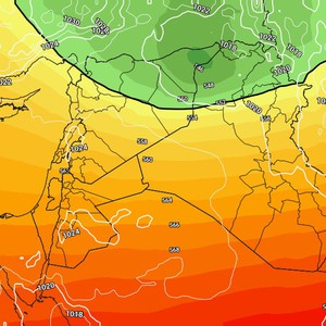 منخفض جوي يؤثر على المناطق الشمالية ودرجات الحرارة تقارب الـ20°م في بغداد ثم تتبع بانخفاض حاد (التفاصيل)