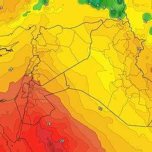 موجة دافئة تؤثر على بلاد الشام وعودة للأجواء الربيعية الدافئة والمستقرة خلال الأيام القادمة إن شاء الله